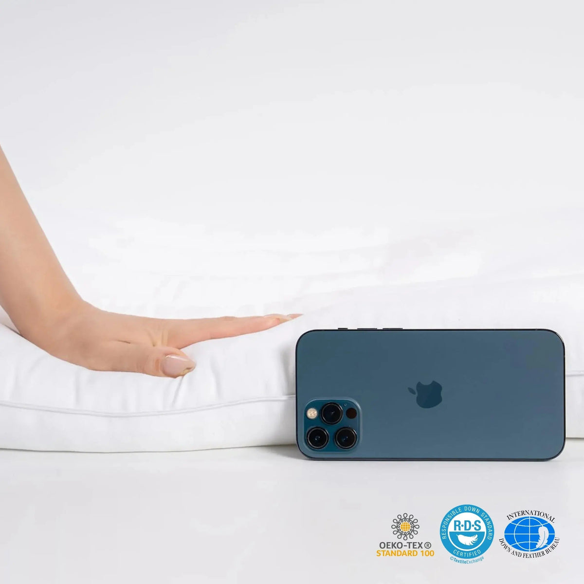 Slumblr® Pure Cotton Low Loft Pillow Slumblr
