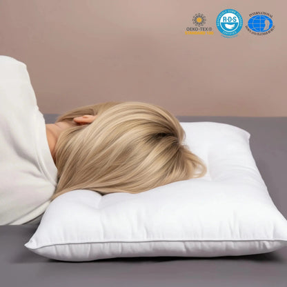 Slumblr® Pure Cotton Low Loft Pillow Slumblr