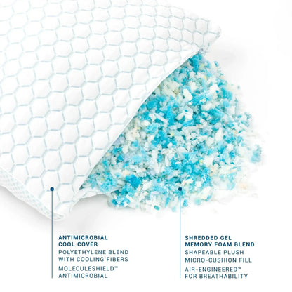 Slumblr® Cooling Shredded Memory Foam Pillow Slumblr