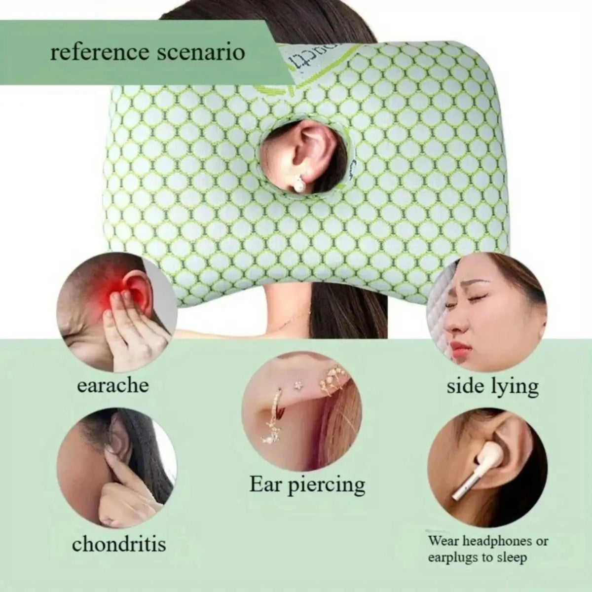 Slumblr® Ear Piercing O-Shaped Pillow Slumblr