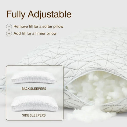 Slumblr® Shredded Memory Foam Adjustable Pillow Slumblr