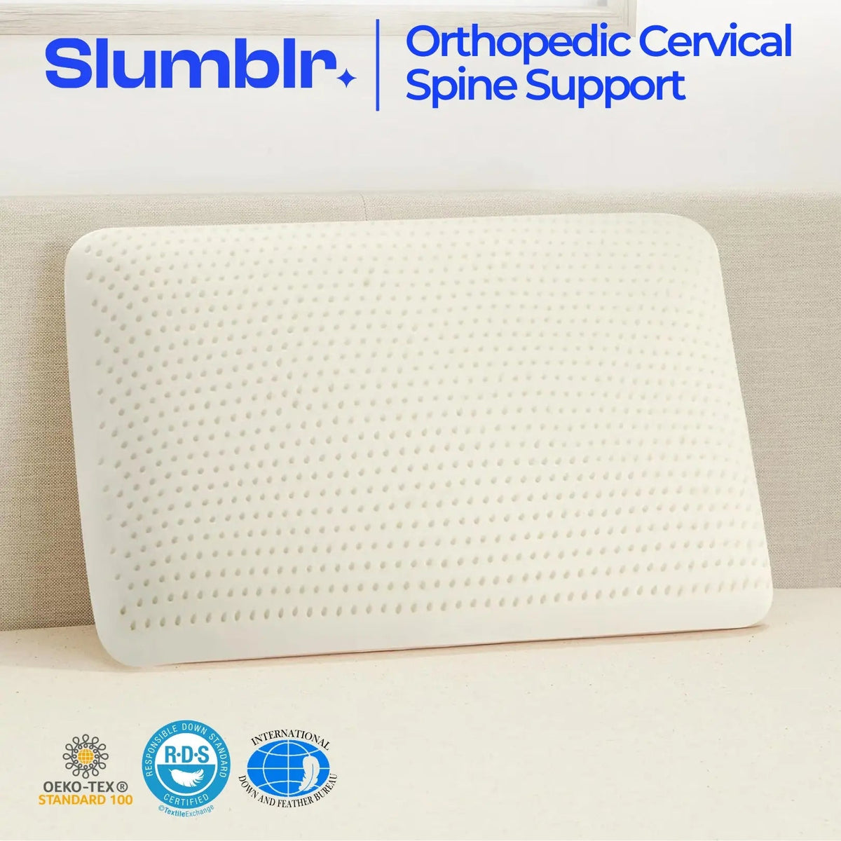 Slumblr® Natural Latex Pillow Slumblr