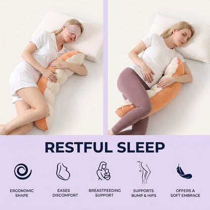 Slumblr® Pea Pod Shaped Body Pillow