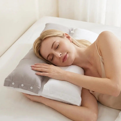 Slumblr® Dual-Sided Adjustable Cotton Pillow Slumblr