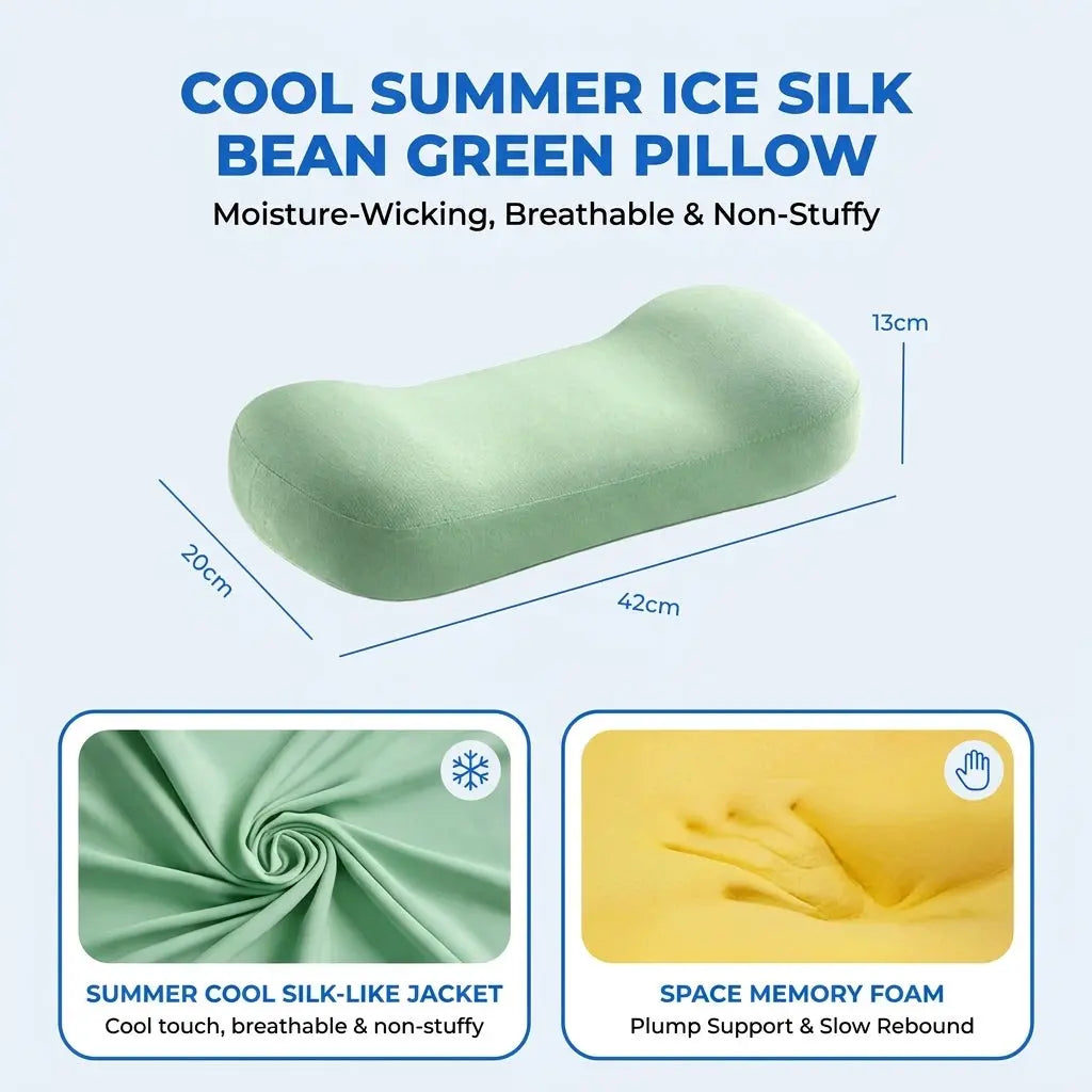 Slumblr® Office Nap Pillow with Ice Silk Fabric Slumblr