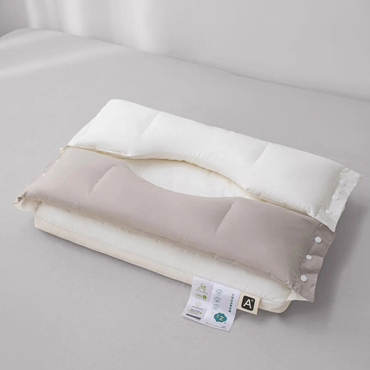 Slumblr® Dual-Sided Adjustable Cotton Pillow Slumblr