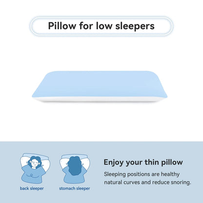 Slumblr® Hyper Slim Memory Foam Pillow Slumblr