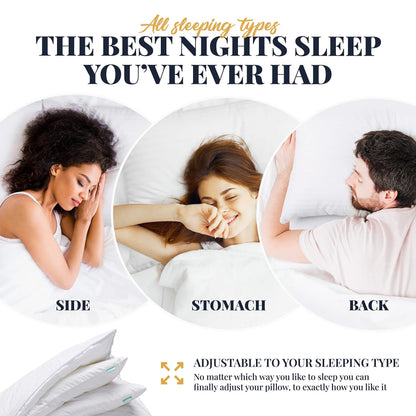Slumblr® Luxury Adjustable Layer Cooling Pillow Slumblr