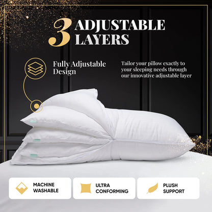 Slumblr® Luxury Adjustable Layer Cooling Pillow Slumblr